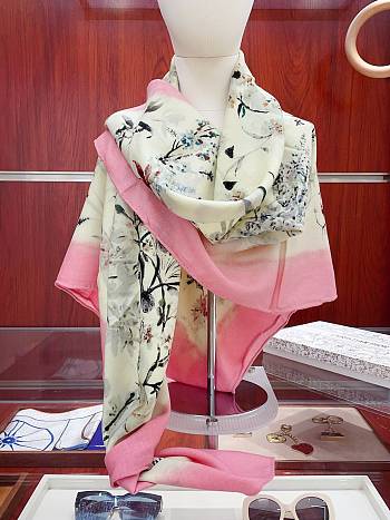 Dior printed silk scarf 140cm*140cm