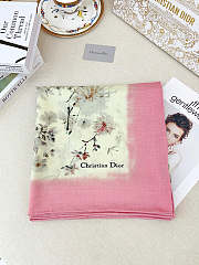 Dior printed silk scarf 140cm*140cm - 4