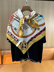  Hermès silk scarf 140x140cm  - 5