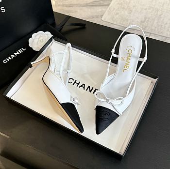 Chanel Mary Jane style slingback heels high 6.5cm
