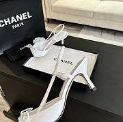 Chanel Mary Jane style slingback heels high 6.5cm - 6