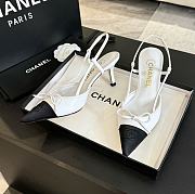 Chanel Mary Jane style slingback heels high 6.5cm - 3