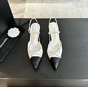 Chanel Mary Jane style slingback heels high 6.5cm - 2