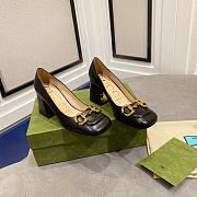 Gucci Horsebit Mid-Heel Pumps high 7.5cm - 6