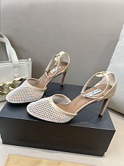 Alaïa Fishnet Slingback heel Pumps high 8.5cm - 1