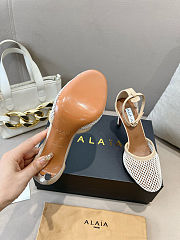 Alaïa Fishnet Slingback heel Pumps high 8.5cm - 6
