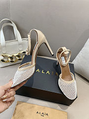 Alaïa Fishnet Slingback heel Pumps high 8.5cm - 2