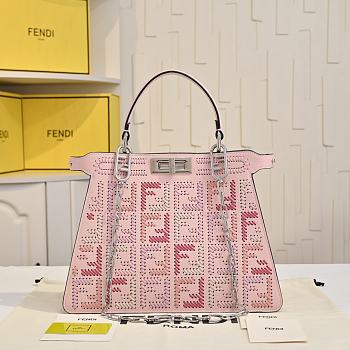  Fendi Peekaboo ISeeU Small bag in pink 33cm