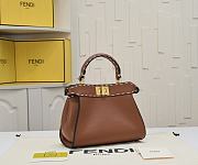 Fendi peekaboo isee Bag brown size 23 cm - 5