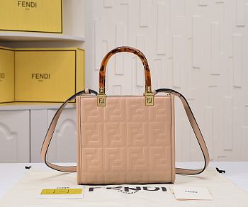 Fendi Sunshine Mini Shopper bag pink 22.5cm