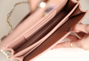 Dior My Dior Mini Bag in Cannage lambskin in pink size 21cm - 3