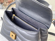Louis Vuitton Calfskin Hold Me New Wave handbag in black 23cm - 4