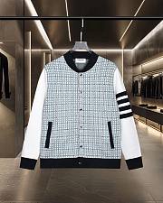 Thom Browne 4-Bar cotton bomber jacket  - 1