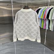 Casablanca Monogram Zip Up Cardiga  - 2