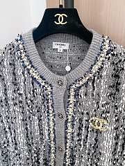  Chanel CC Logo Button Cardigan - 4