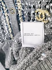  Chanel CC Logo Button Cardigan - 6