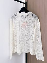 white Miu Miu knit sweater - 2
