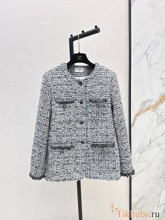 Chanel Cardigan Gray - 1