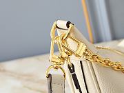 Louis Vuitton Loop Hobo in creme empreinte leather 38x26x10cm - 4
