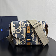 Dior Saddle Messenger Bag in Dior Oblique jacquard 23x17.5x6 cm - 1