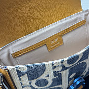 Dior Saddle Messenger Bag in Dior Oblique jacquard 23x17.5x6 cm - 6
