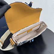 Dior Saddle Messenger Bag in Dior Oblique jacquard 23x17.5x6 cm - 4