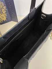 Dior Medium Book Tote in Black Macrocannage Calfskin 36.5 cm - 3