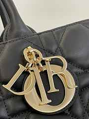 Dior Medium Book Tote in Black Macrocannage Calfskin 36.5 cm - 2
