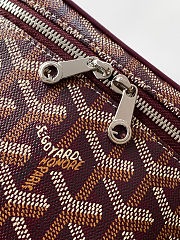  Goyard Muse Mini Vanity Case in bugrandy size 16cm - 2