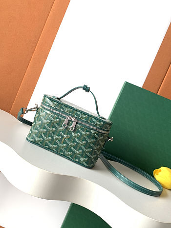 Goyard Muse Mini Vanity Case in green size 16cm