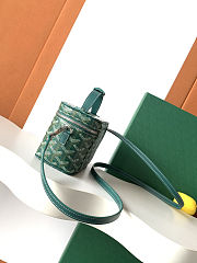 Goyard Muse Mini Vanity Case in green size 16cm - 3