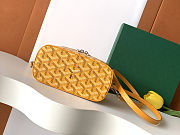 Goyard Muse Mini Vanity Case in yellow  size 16cm - 4