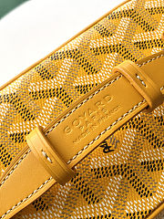 Goyard Muse Mini Vanity Case in yellow  size 16cm - 6