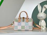 Louis Vuitton Damier Licious Speedy Bandouliere Handbag Beige Cream 20.5cm - 1