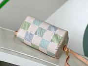 Louis Vuitton Damier Licious Speedy Bandouliere Handbag Beige Cream 20.5cm - 3