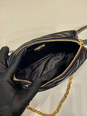 Prada black quilted leather crossbody camera bag 22x11x7cm - 2