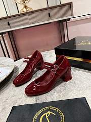 Christian Louboutin Miss Jane 55 patent-leather heel high 5.5cm - 1