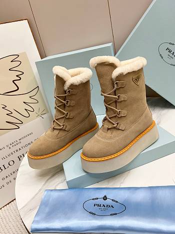  Prada Shearling après-ski booties