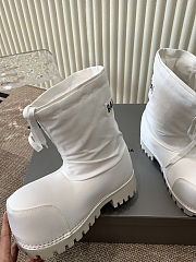  Balenciaga Alaska low boots in white nylon   - 6