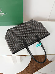 Goyard Artois MM tote bag in black Goyardine canvas size 40cm - 3