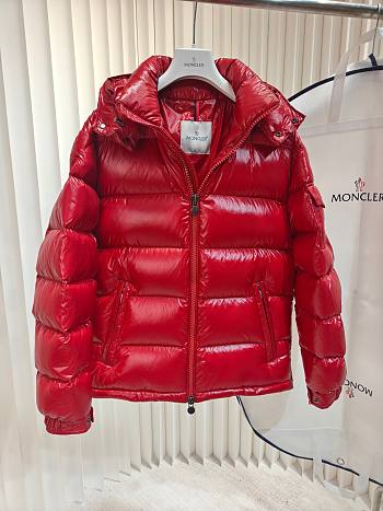 Moncler Enfant glossy puffer coat 