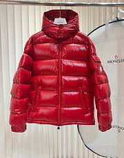 Moncler Enfant glossy puffer coat  - 2