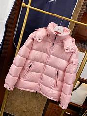 Moncler Maire down jacket in pink for women - 4