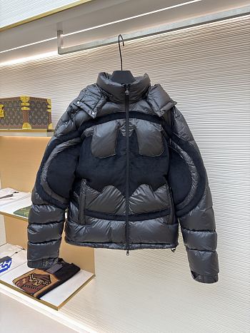 Moncler Solander Batman Down Jacket in black