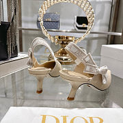 Dior J’adior Slingback Pump Fabric beige 6.5cm - 5