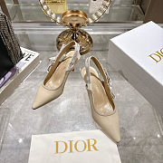 Dior J’adior Slingback Pump Fabric beige 6.5cm - 4