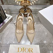 Dior J’adior Slingback Pump Fabric beige 6.5cm - 3