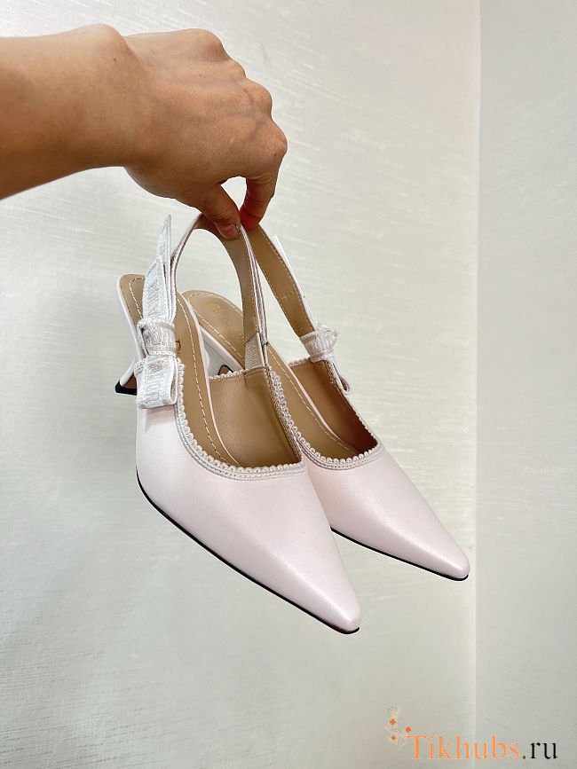 Dior J’adior Slingback Pump Fabric light pink 6.5cm - 1