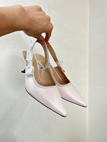 Dior J’adior Slingback Pump Fabric light pink 6.5cm