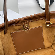 Celine Small Cabas Drawstring Cuir Triomphe 22x17x15 cm - 3